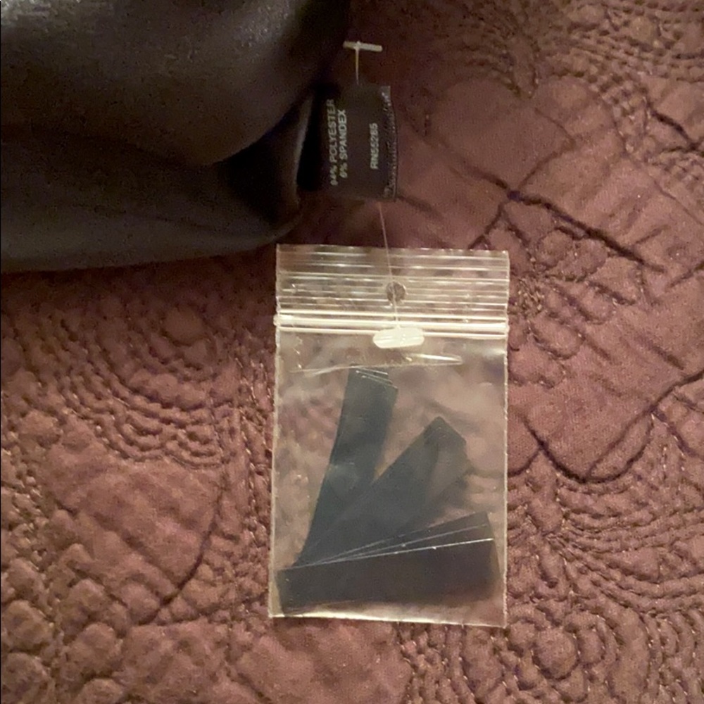 Express Strapless Gunmetal Fringe Dress - Picture 5 of 5